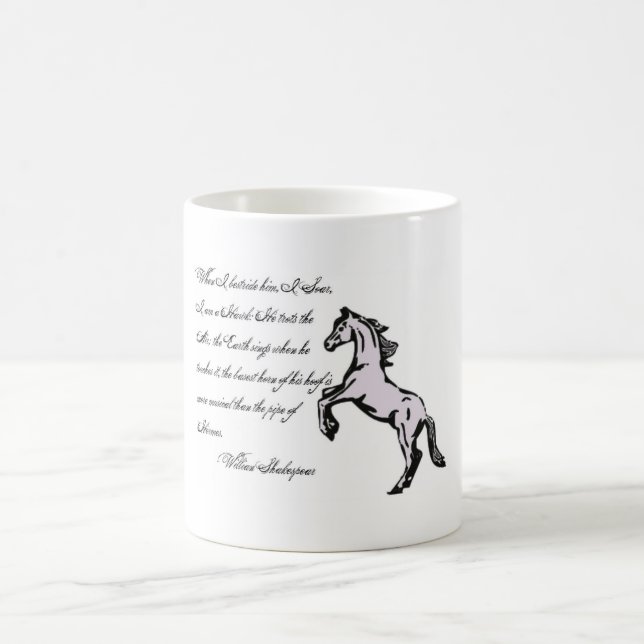 Basest Horned Hooves, Horse Quotes mug (Center)