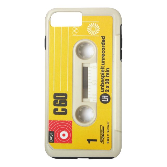 BASF Audio Cassette Tape LH C 60 Case-Mate iPhone Case (Back)