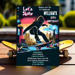 Bash Scooter Jump Zone Skateboarding 13th Birthday Invitation<br><div class="desc">Rev up the fun with our Bash Scooter Jump Zone Skateboarding 13th Birthday Invitation! This energetic design sets the stage for an adrenaline-pumping celebration, capturing the spirit of extreme sports. Featuring cool scooter and skateboarding elements, it's the perfect invite for your teen's thrill-seeking birthday bash. Whether they're a skateboarding enthusiast...</div>