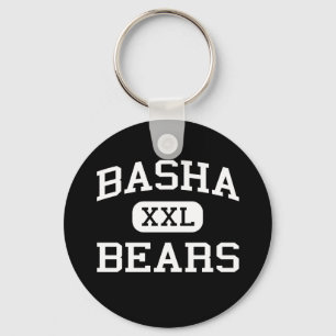 Basha - Bears - High School - Chandler Arizona Key Ring