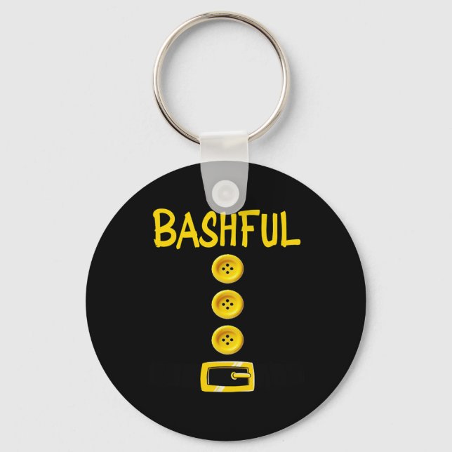 Bashful Dwarf Halloween Costume Colour Matching Ba Key Ring (Front)