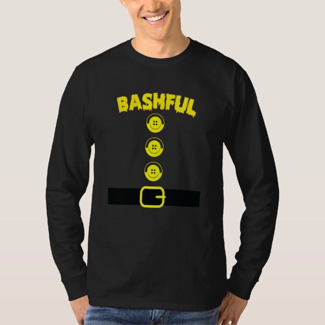 Bashful Dwarf Halloween Matching Funny Family Colo T-Shirt (Front)