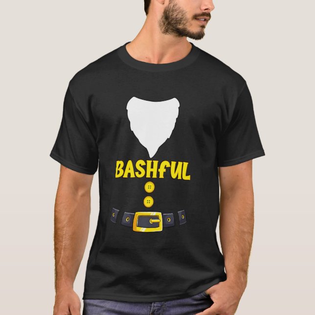 Bashful Halloween Shorty Costume Bashful Dwarf Mat T-Shirt (Front)