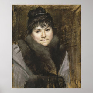 Bashkirtseff - Portrait Of Madame X Poster