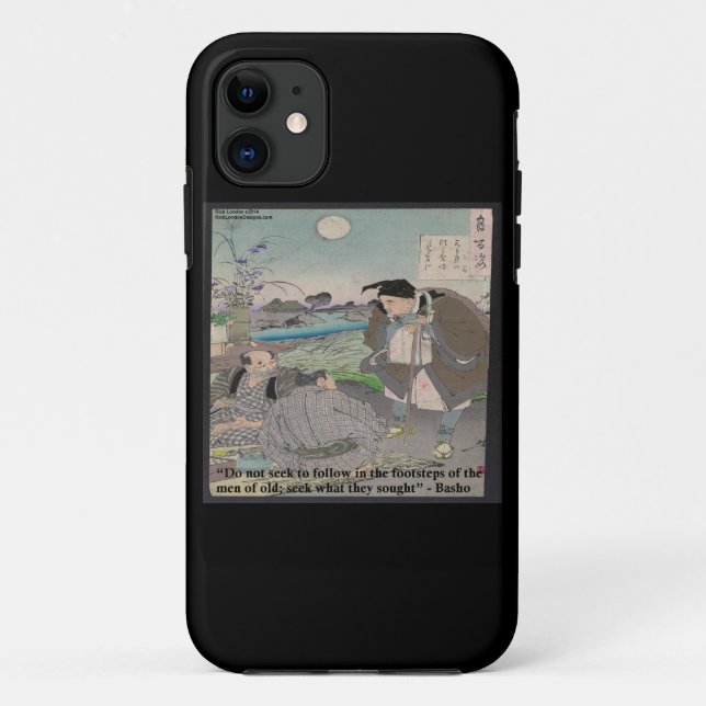 Basho & Famous Quote iPhone 5 Case (Back)