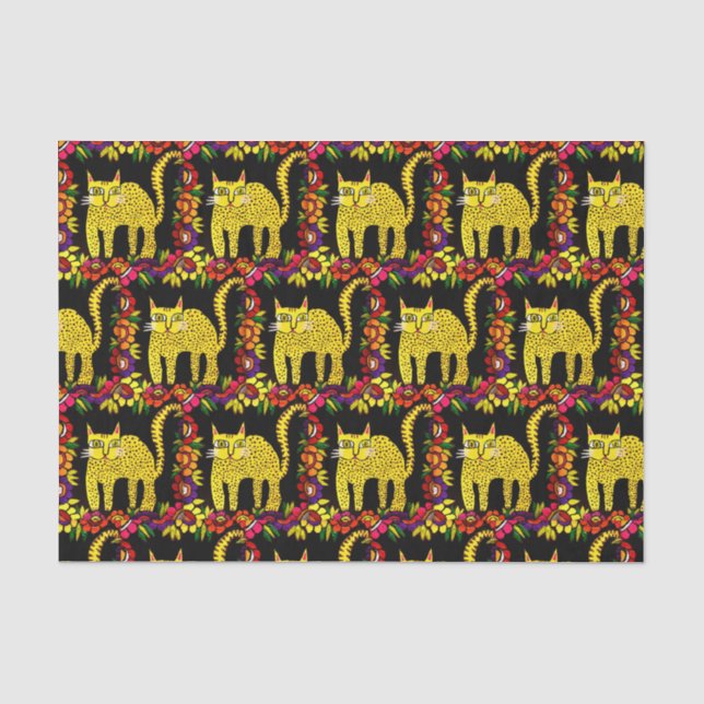 Basi the Cat Tissue Paper (Front)