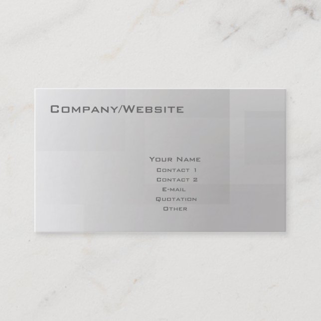 Basic 10 business card (Front)