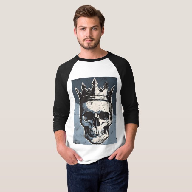 Basic 3/4 Sleeve Raglan T-Shirt (Front Full)
