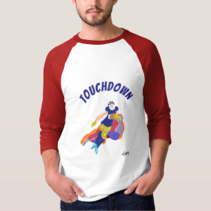 Basic 3/4 Sleeve Raglan T-Shirt : Touchdown