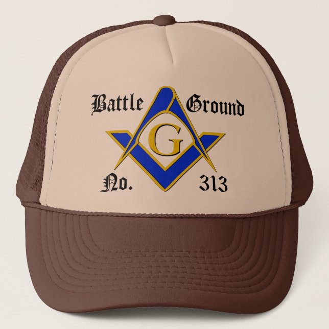 Basic 3 Colour Logo Trucker Hat (Front)