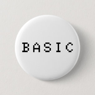 BASIC 6 CM ROUND BADGE