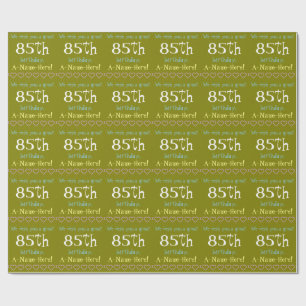 Basic 85th Birthday Wrapping Paper