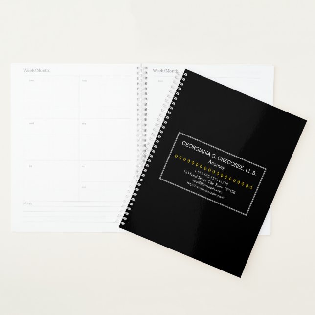Basic and Customisable Attorney Planner (Display)