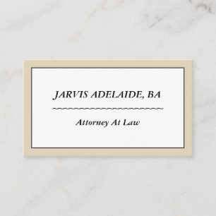 Basic and Minimalist Business Card
