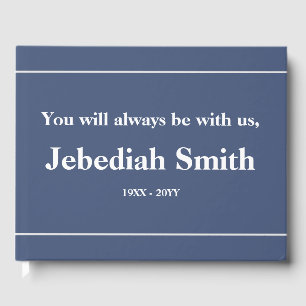 Basic and Personalised Funeral Guestbook