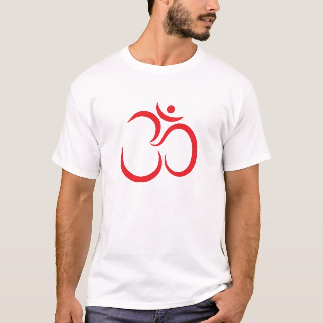 Basic beach with Om design T-Shirt (Front)
