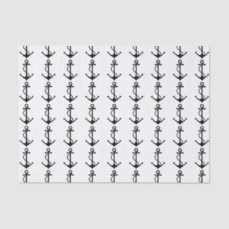 Basic Black Anchor Tissue Paper