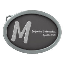Basic Black Fabulous Wedding Monogram Great Value