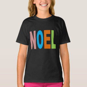 Basic black NOEL Design T-shirt