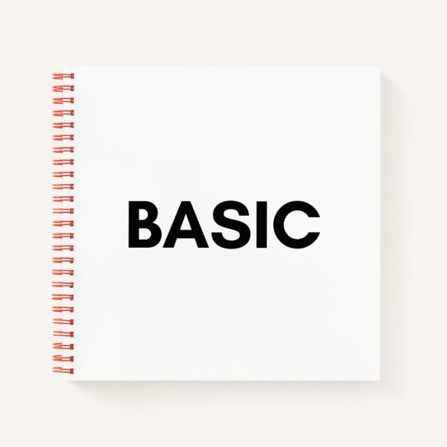basic black notebook (Front)
