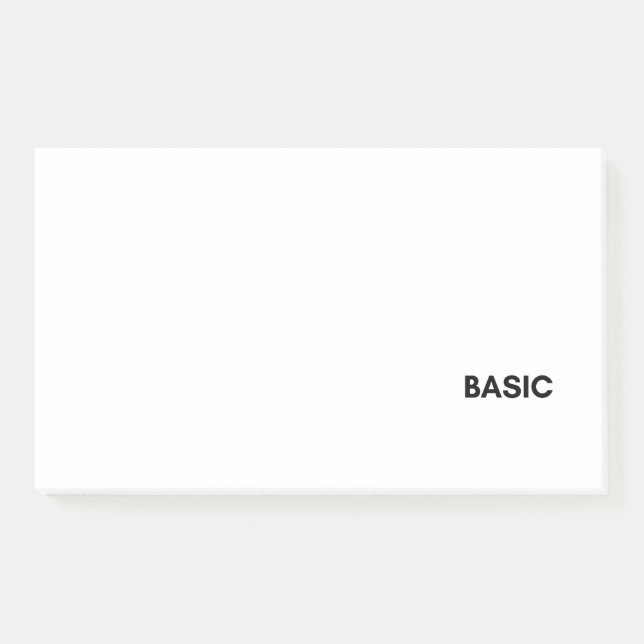 basic black post-it notes (Front)