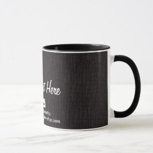 Basic Black, Your Text Here Mug