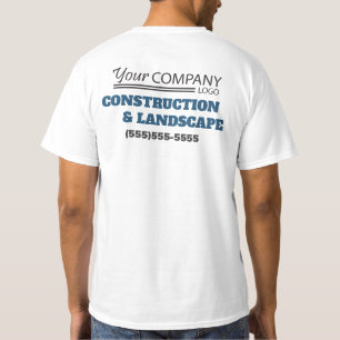 Basic Blue, Grey and Black with Logo T-Shirt