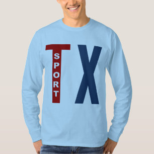 Basic blue TEXAS SPORT T-shirt