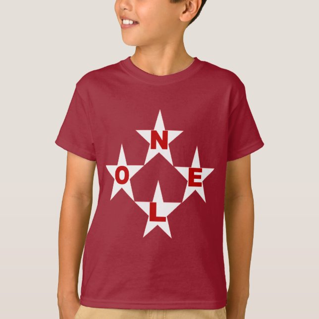 Basic brown Design  NOEL T-shirt (Front)