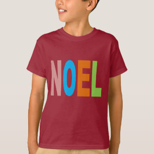 Basic brown NOEL Design T-shirt