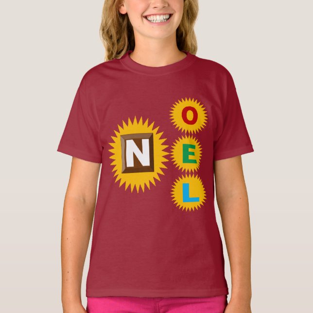 Basic brown T-shirt NOEL SUN CHOCOLATE (Front)
