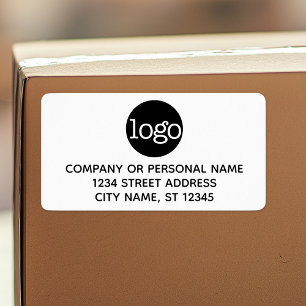 Basic Business Address Labels with Logo