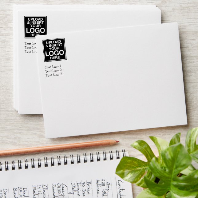 Basic Business Branding - Office Logo Envelope (Stacked)