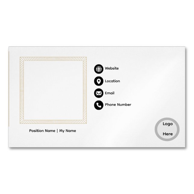 Basic Business Card Template (Front)