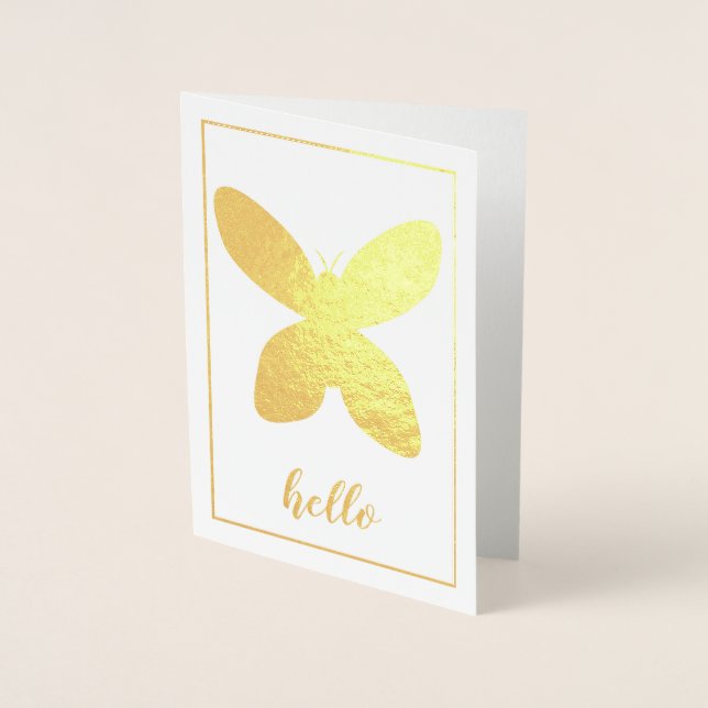 Basic Butterfly Foil Card (Front)