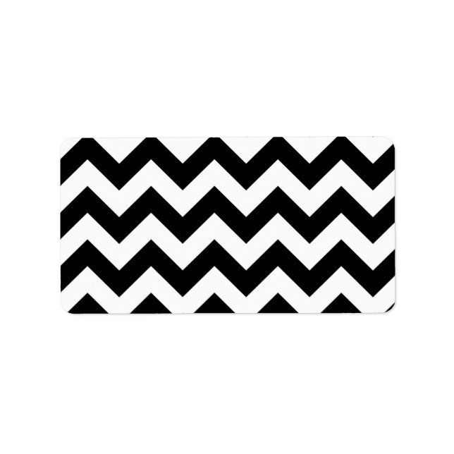 Basic Chevron Pattern Label (Front)