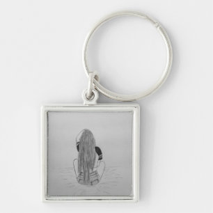 Basic Chick Key Ring