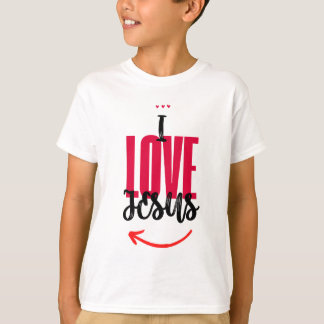 Basic Children's Shirt I Love Jesus