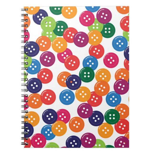 Basic Colour Buttons Edit Notebook (Front)