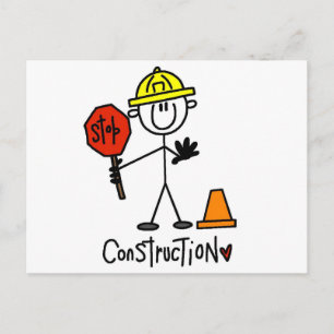 Basic Construction Tshirts and Gifts Postcard