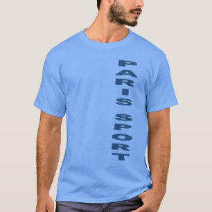 Basic dark blue caroline T-shirt PARIS SPORT