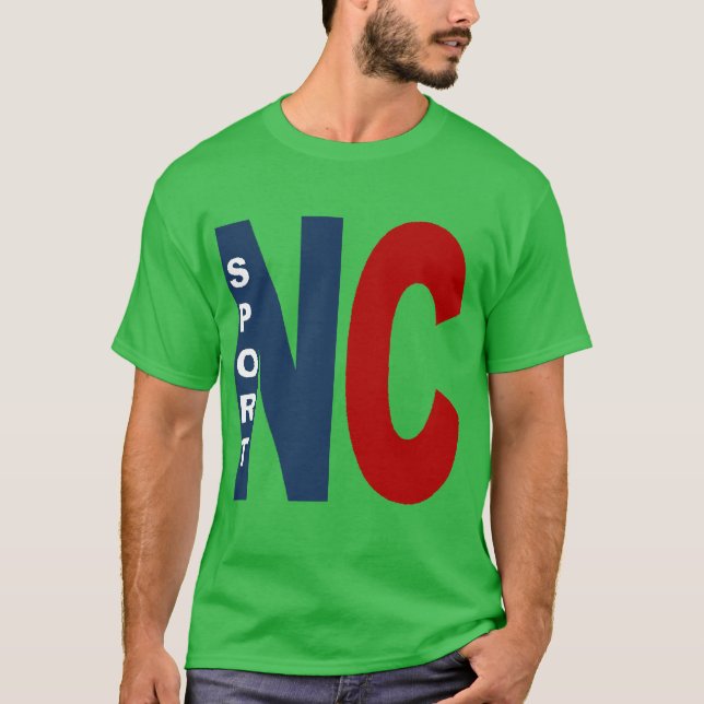 Basic dark green T-shirt Carolina SPORT (Front)