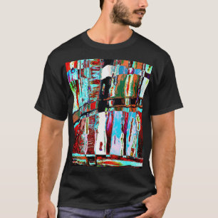 Basic Dark T-Shirt – Collapse Reflection Abstract 