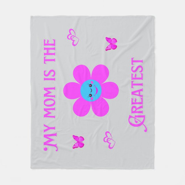 Basic Dark T-Shirt Fleece Blanket (Front)