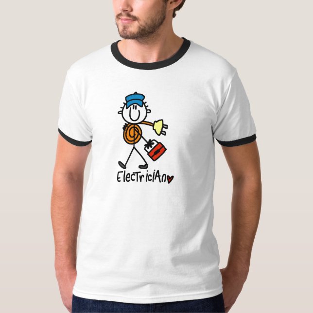 Basic Electrician Tshirts and Gifts (Front)