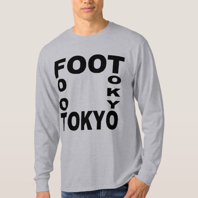 Basic Gray T-shirt FOOT TOKYO (Front)