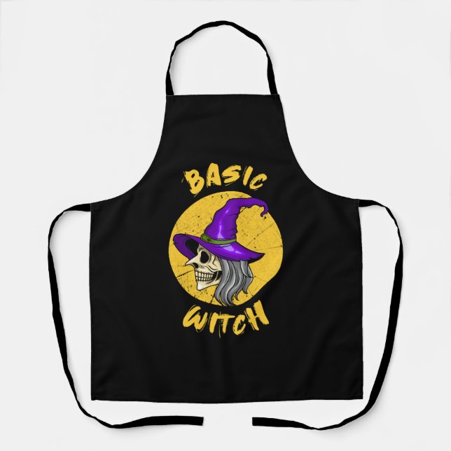 Basic Halloween Witch Costume Halloween Party Apron (Front)