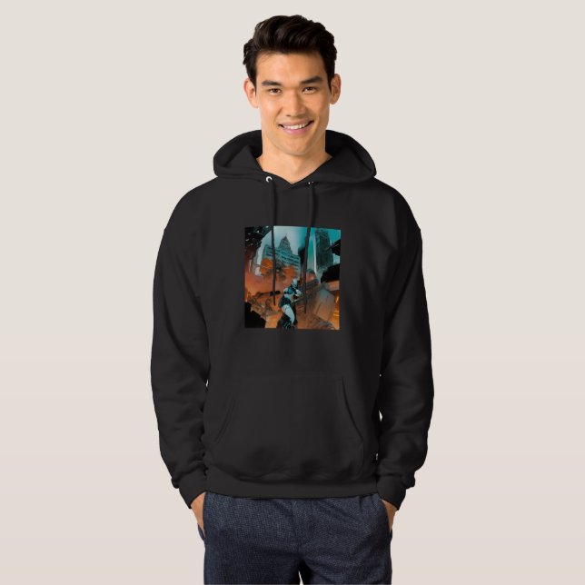 Basic Hooded Sweatshirt (Front Full)