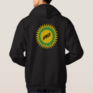 Basic Hooded Sweatshirt black back SUN AFRICA