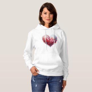 Basic Hooded Sweatshirt - Love is an Art